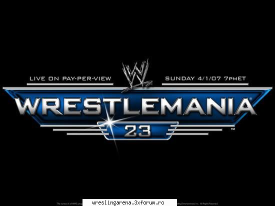 was the annual wrestling produced world wrestling took place april 2007 ford field detroit, Sef